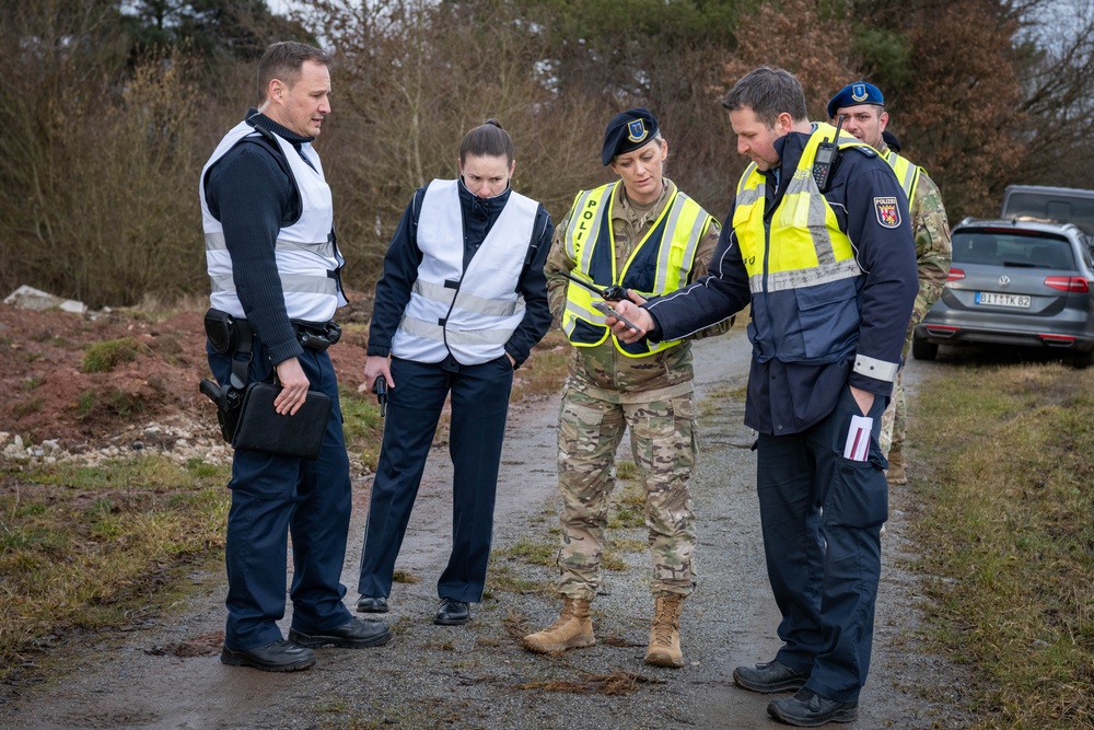 Strengthening Security: U.S. and local German Law Enforcement Conduct Drone Detection Exercise