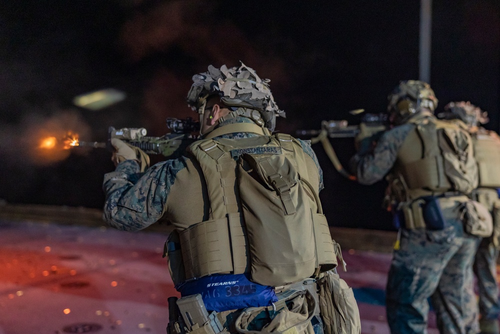 31st MEU | BLT 2/4 conducts Live-Fire Weapons Training aboard USS America (LHA 6)