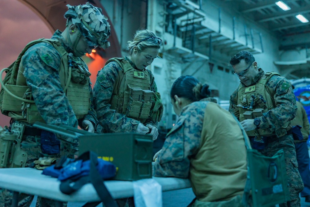 31st MEU | BLT 2/4 conducts Live-Fire Weapons Training aboard USS America (LHA 6)