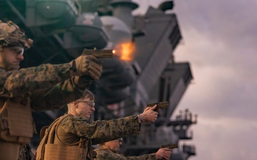 31st MEU | BLT 2/4 conducts Live-Fire Weapons Training aboard USS America (LHA 6)