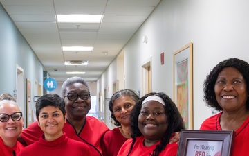 Alexander T. Augusta Military Medical Center Observes “Wear Red Day” for American Heart Health Month