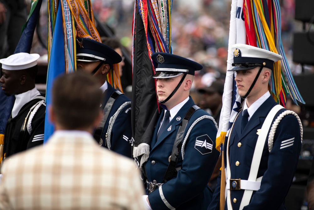 Daytona 500 Joint Service Color Guard