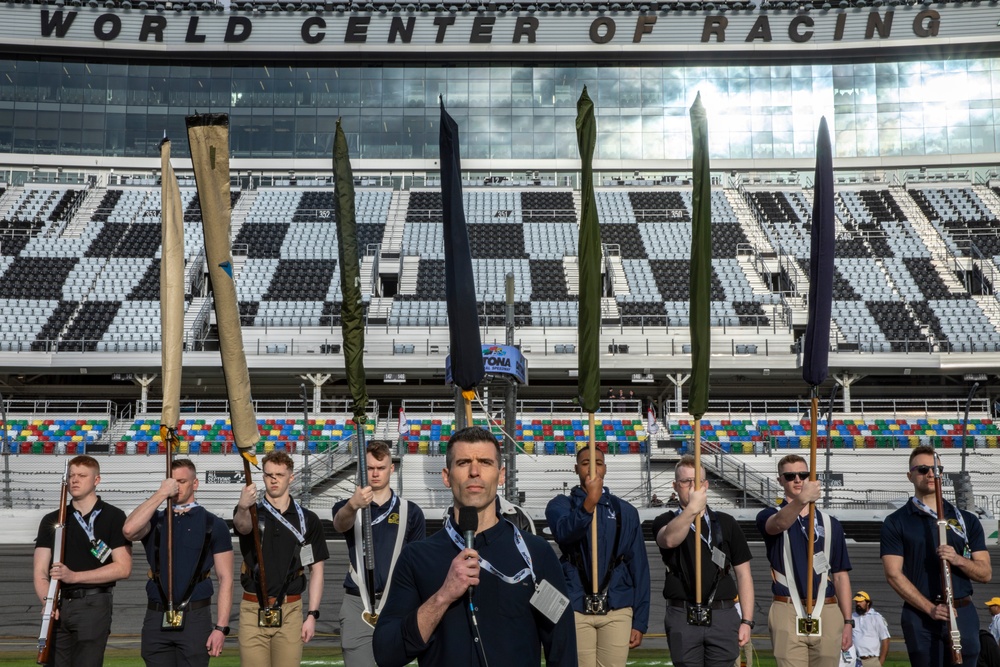 Daytona 500 Joint Service Color Guard