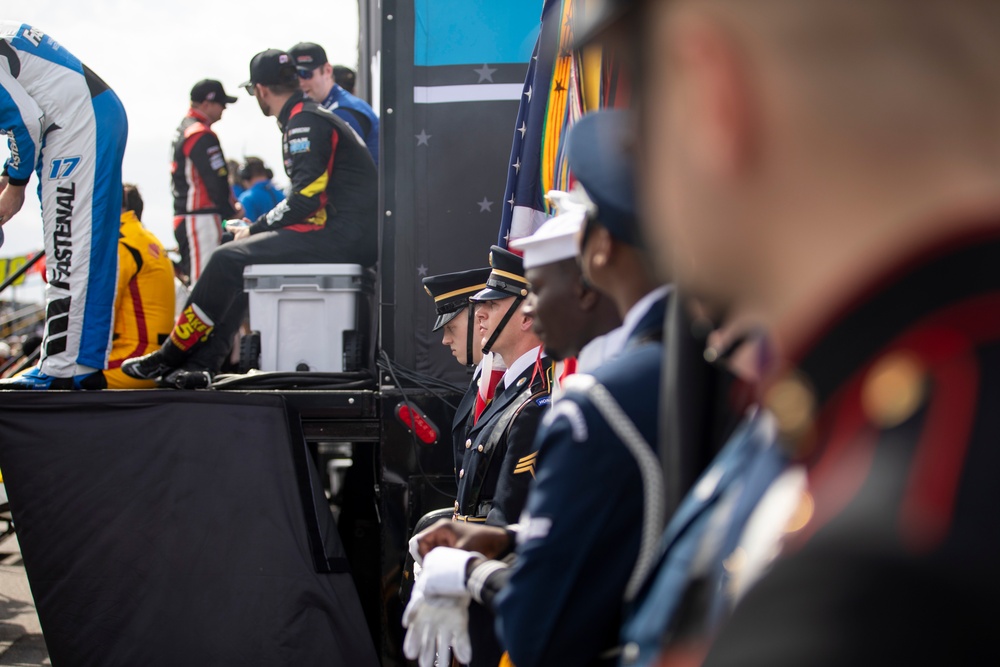 Daytona 500 Joint Service Color Guard