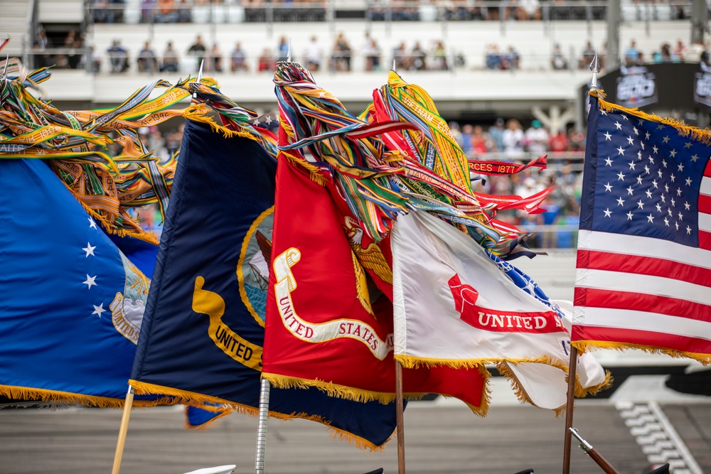 Daytona 500 Joint Service Color Guard