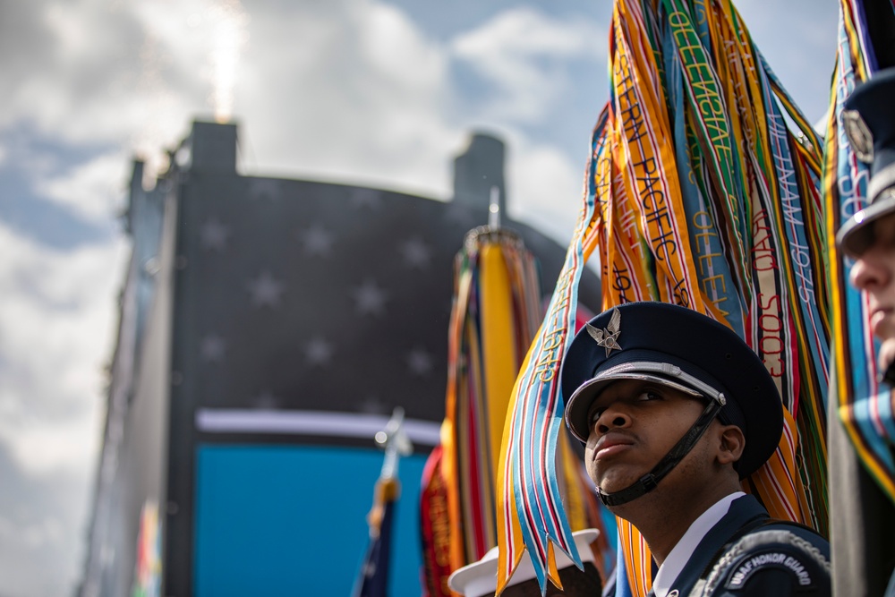 Daytona 500 Joint Service Color Guard