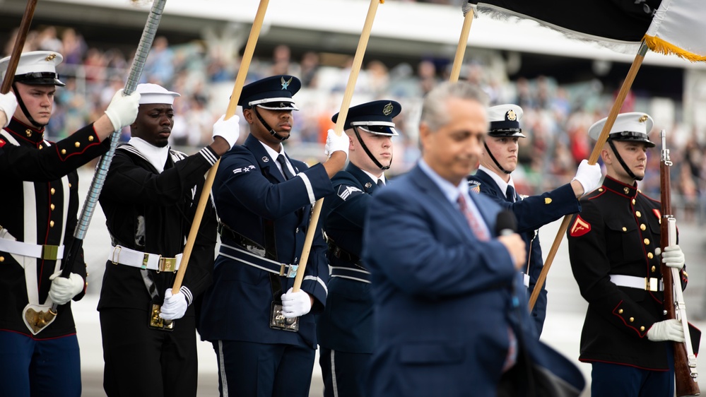 Daytona 500 Joint Service Color Guard