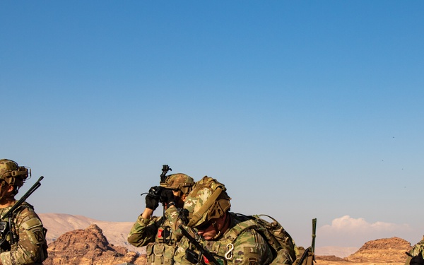 Task Force Courage Trains During Jade Chameleon