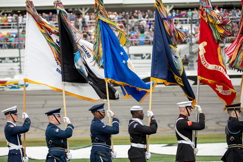 Daytona 500 Joint Service Color Guard