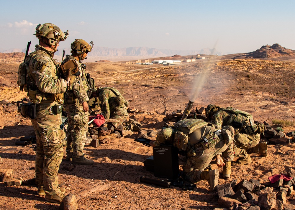 Task Force Courage Trains During Jade Chameleon 25.1