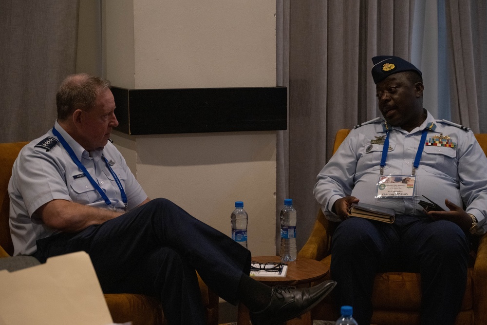 Gen Hecker Meets with Ghana Air Force Commander