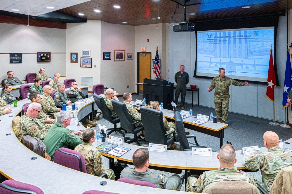 Air National Guard Leadership visits the 139th Airlift Wing