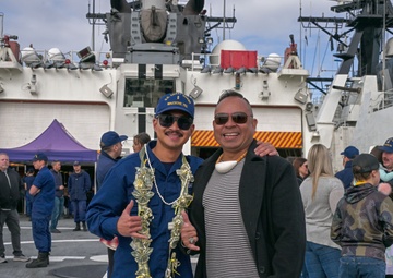 U.S. Coast Guard Cutter Waesche returns home after 82-day counternarcotics patrol in Eastern Pacific Ocean