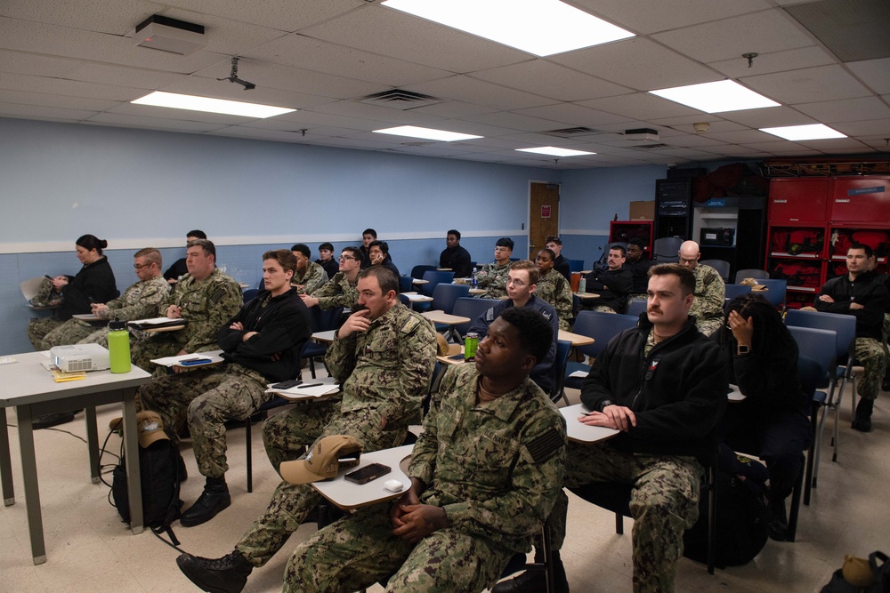 USS John C. Stennis (CVN 74) Sailors Attend School of Ship