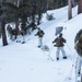 Marines with 3/5 conduct cold-weather patrols during Winter Mountain Leaders Course 1-25