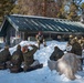 Marines with 3/5 conduct cold-weather patrols during Winter Mountain Leaders Course 1-25