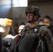 Paratroopers prepare to jump