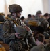 Paratroopers prepare to jump