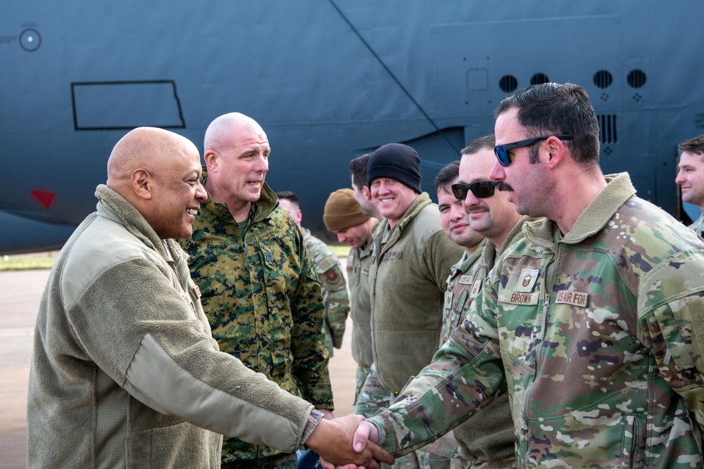 501st CSW hosts USSTRATCOM commander during BTF 25-2