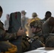 Paratroopers prepare to jump