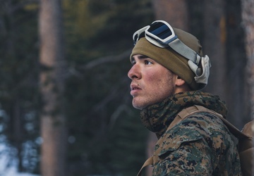 Marines with 3/5 participate in Avalanche Rescue Class during MTX 1-25