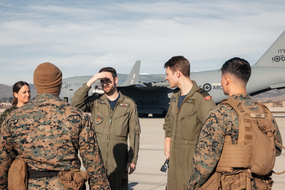 U.S. Marines rehearse HIMARS employment with Royal Canadian Air Force