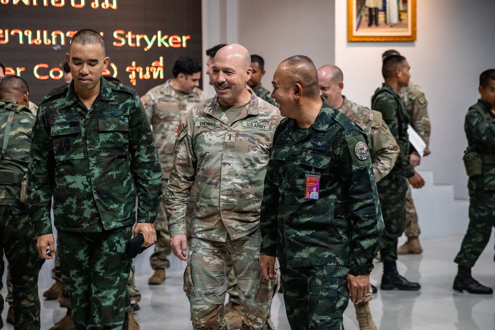 Royal Thai Army Stryker Maintenance Subject Matter Expert Exchange Closing Ceremony