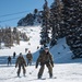 Marines practice downhill skiing during Winter Mountain Leaders Course 1-25