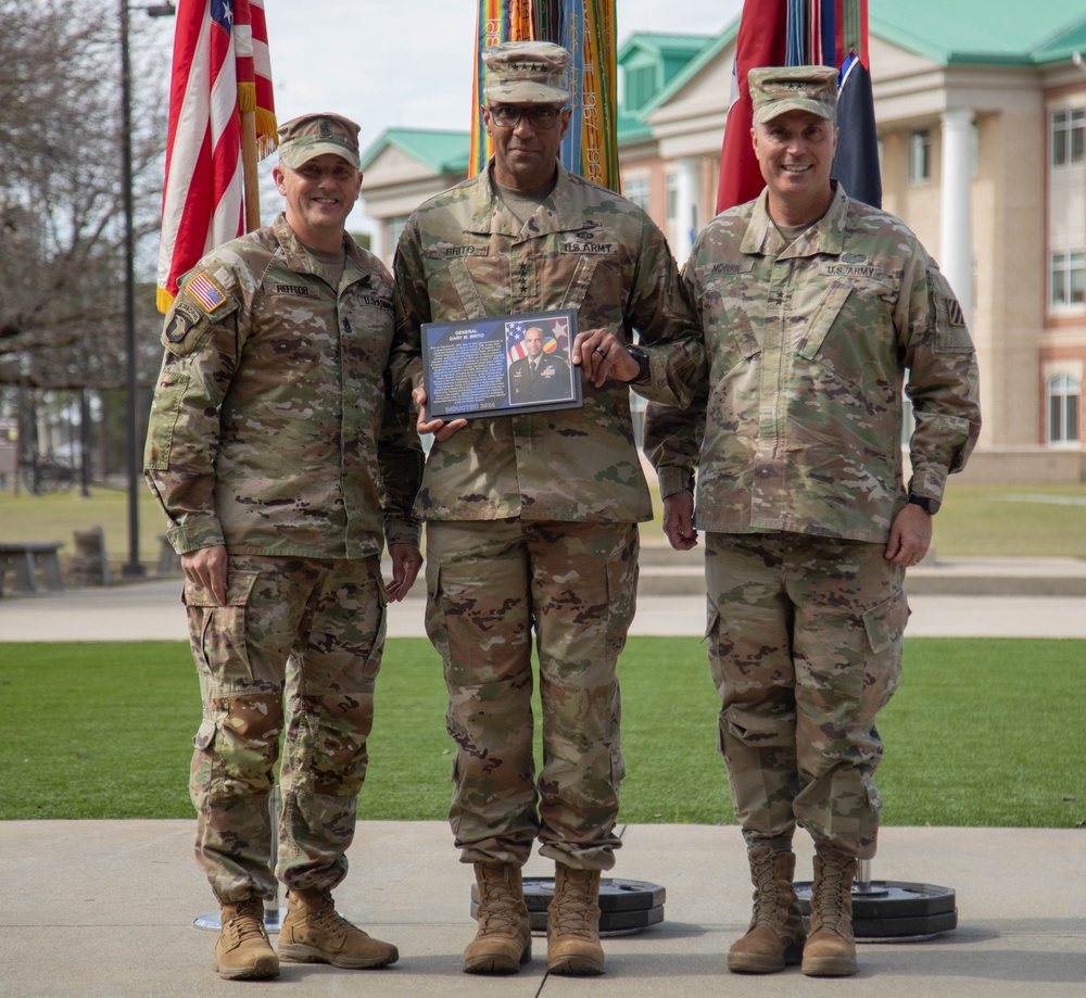 Gen. Gary Brito receives membership into the Marne Hall of Fame