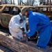 Soldier from 172nd Chemical Company Secure Household Hazardous Waste Material