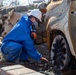 Soldier from 172nd Chemical Company Sifts through Debris