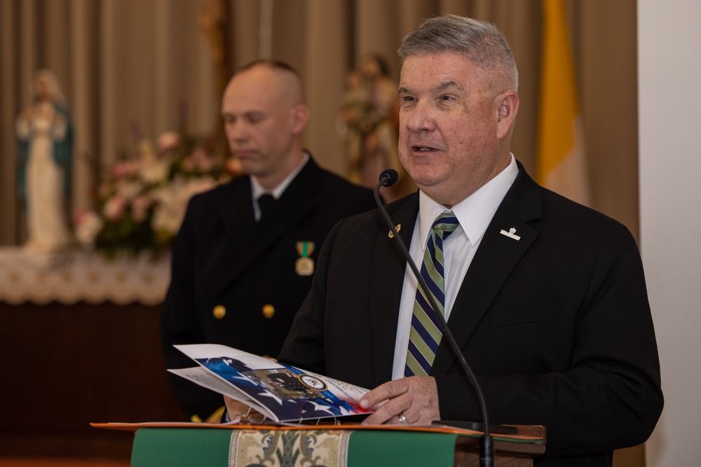 Retirement ceremony for Chaplain Cmdr. Chaney