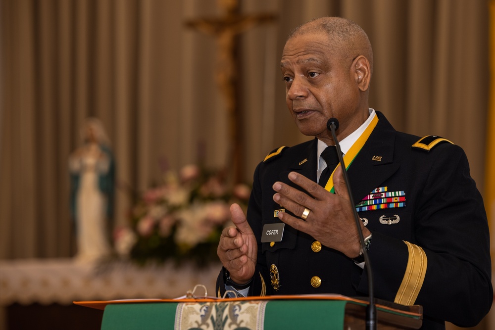 Retirement ceremony for Chaplain Cmdr. Chaney