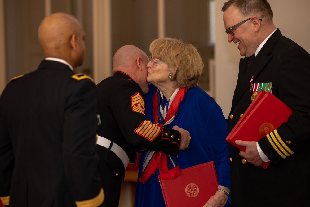 Retirement ceremony for Chaplain Cmdr. Chaney