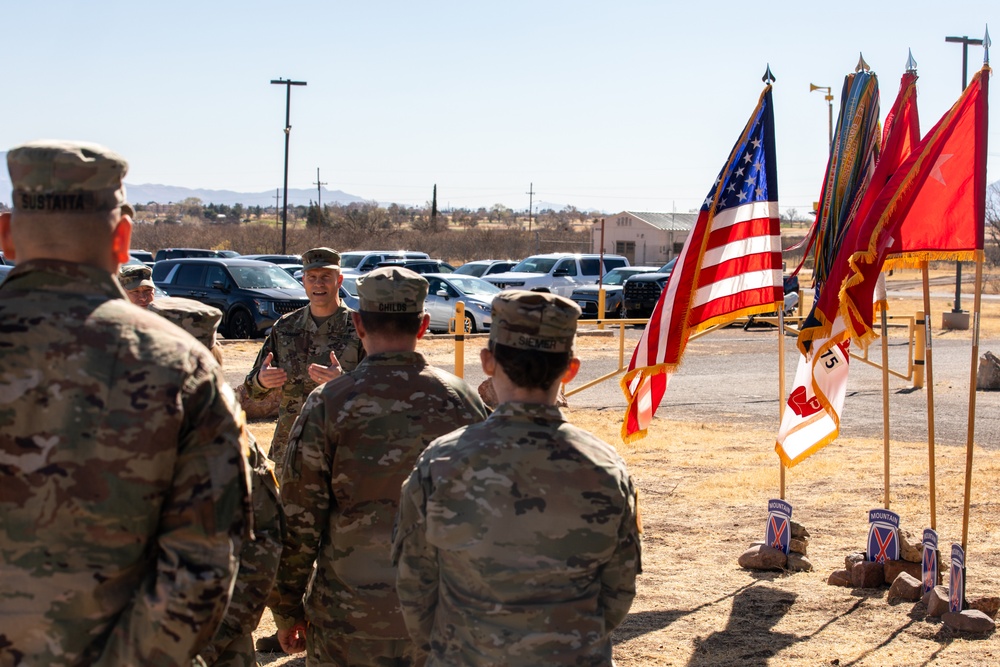 10th Mountain Division Uncasing Ceremony