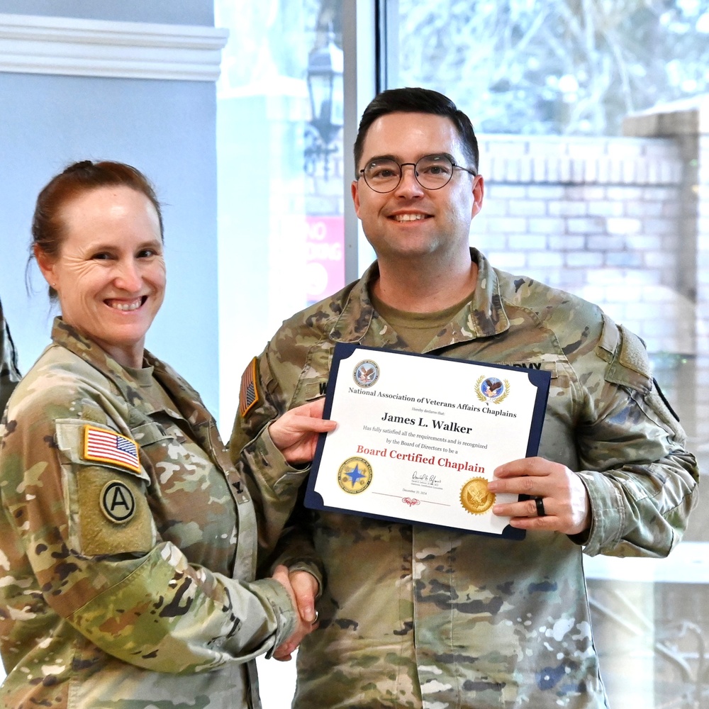 Faith in Action: Army chaplain earns doctorate, board certification to strengthen spiritual care