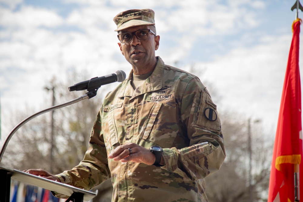 Gen. Gary Brito receives membership into the Marne Hall of Fame