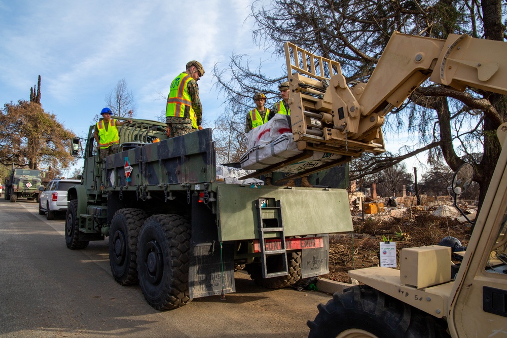 1ST Marine Logistics Group Marines Load Hazardous Lithium-ion Batteries