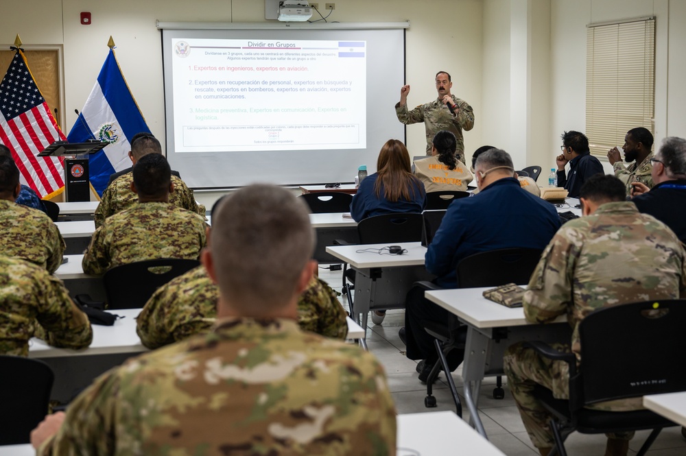 JTF-Bravo and El Salvador work together during disaster relief tabletop exercise