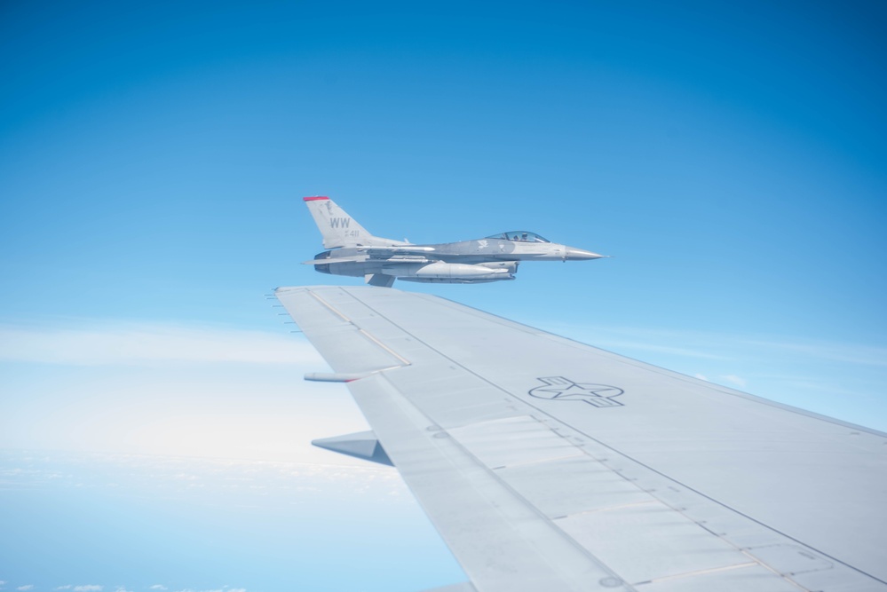 KC-46A Pegasus Flies During CN25