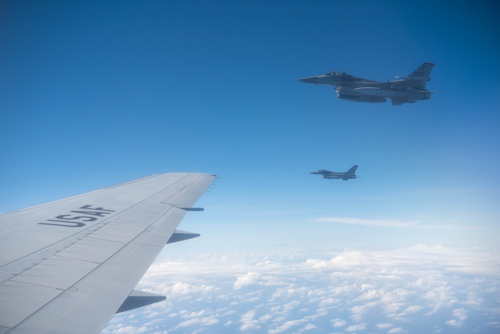 KC-46A Pegasus Flies During CN25