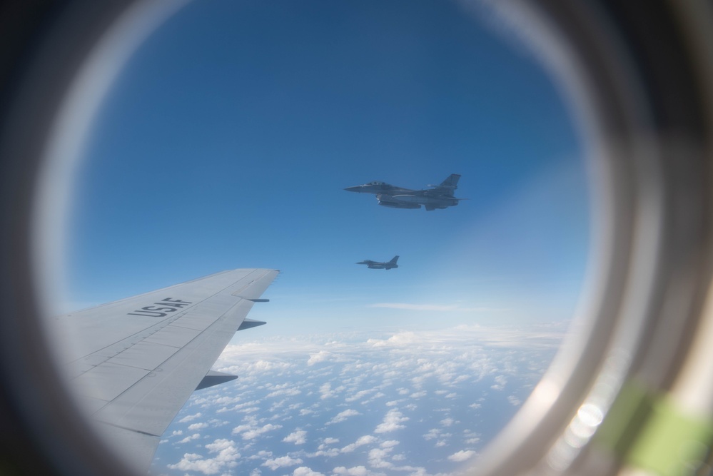 KC-46A Pegasus Flies During CN25