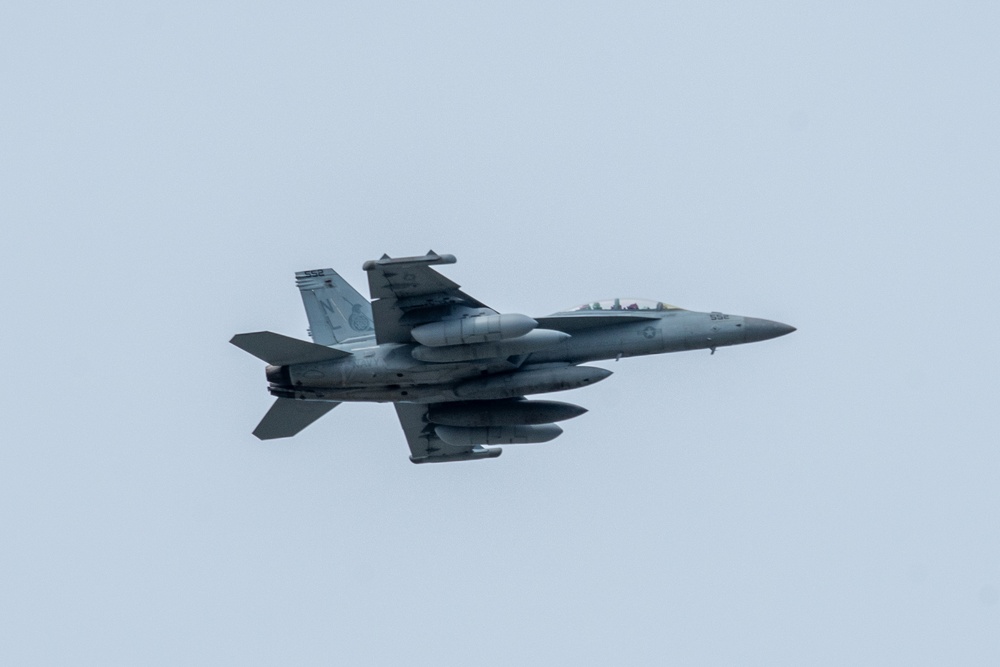 USMC, USN aircraft conduct aerial practices at Andersen AFB for CN25