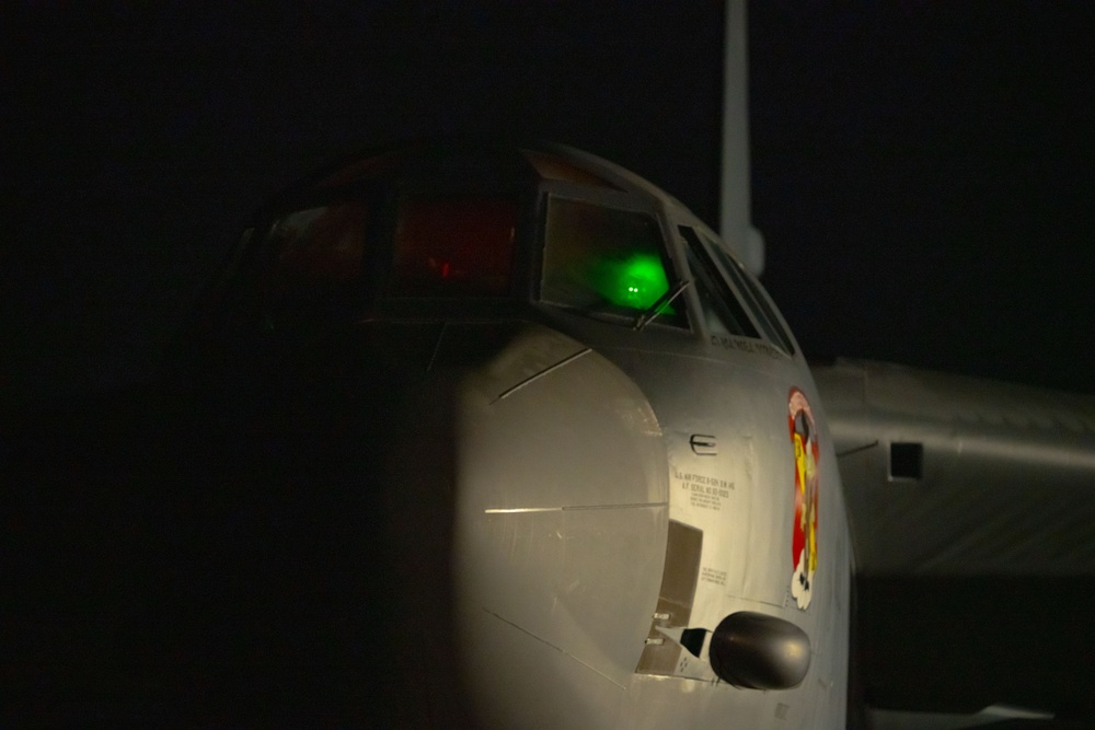 69th Expeditionary Bomb Squadron prepares for first sortie during Bomber Task Force Europe 25-2