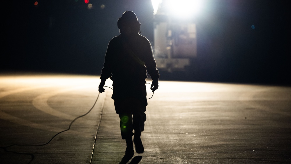69th Expeditionary Bomb Squadron prepares for first sortie during Bomber Task Force Europe 25-2
