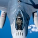 U.S. Air Force KC-135 refuels F-16 flight