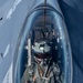 U.S. Air Force KC-135 refuels F-16 flight