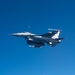 U.S. Air Force KC-135 refuels F-16 flight