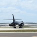 34th Expeditionary Bomb Squadron B-1B Lancer takes off during BTF 25-1 Feb. 16, 2025