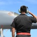 34th Expeditionary Bomb Squadron B-1B Lancer takes off during BTF 25-1 Feb. 16, 2025